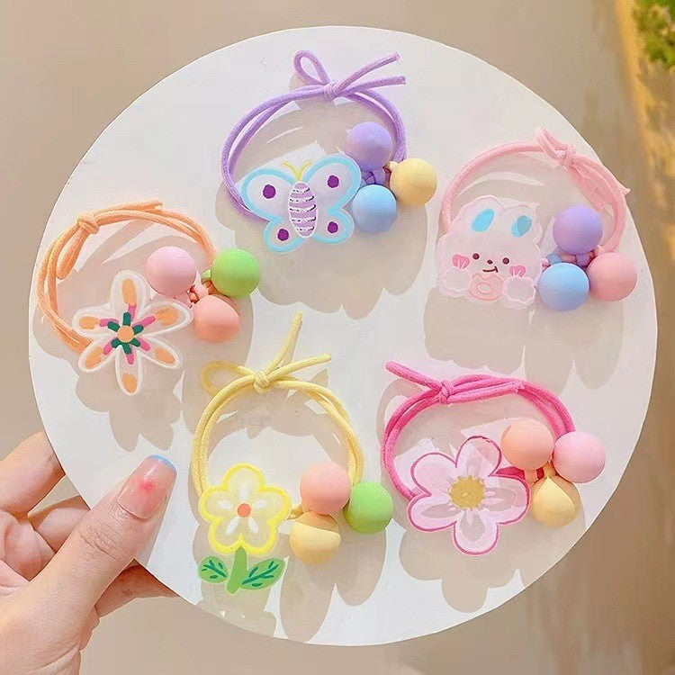 Wholesale Children' s high elastic cute rubber band hair tie